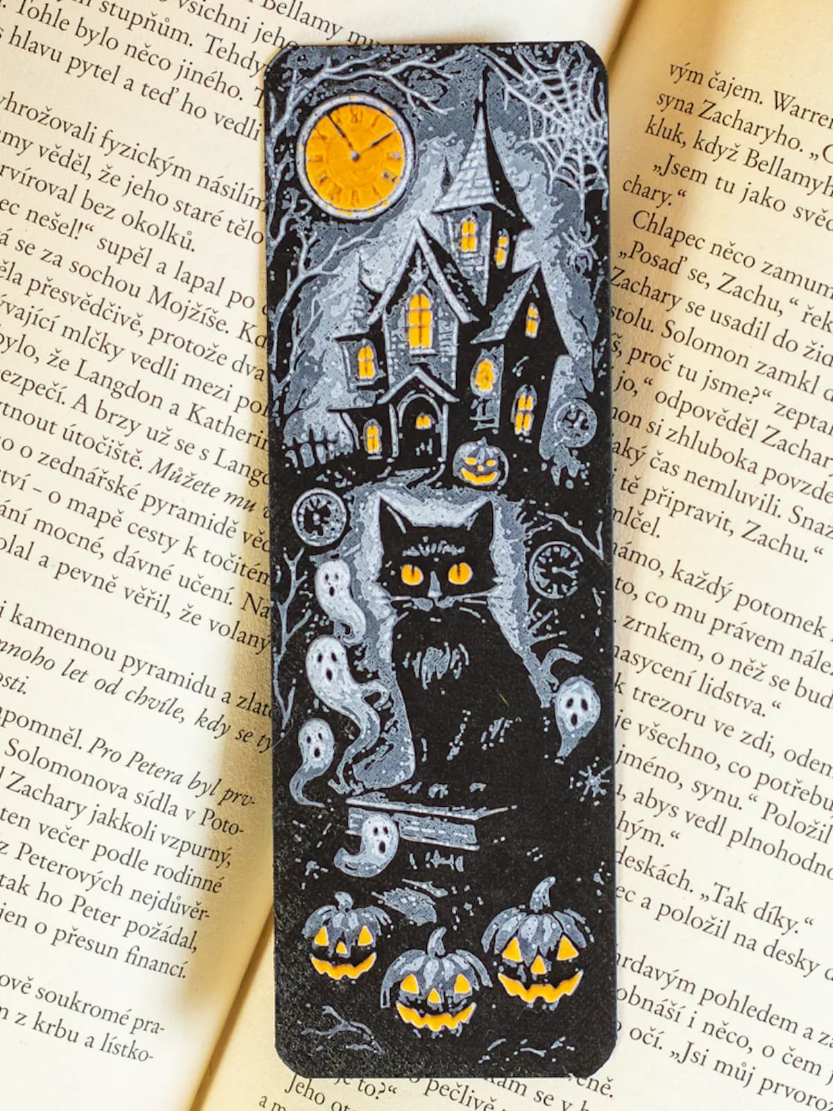 Černá kočka a strašidelná noc