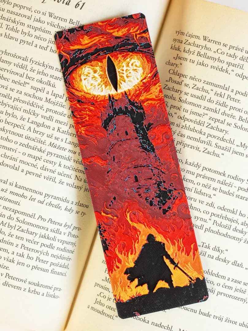 Záložka Oko Saurona – Pán prstenů