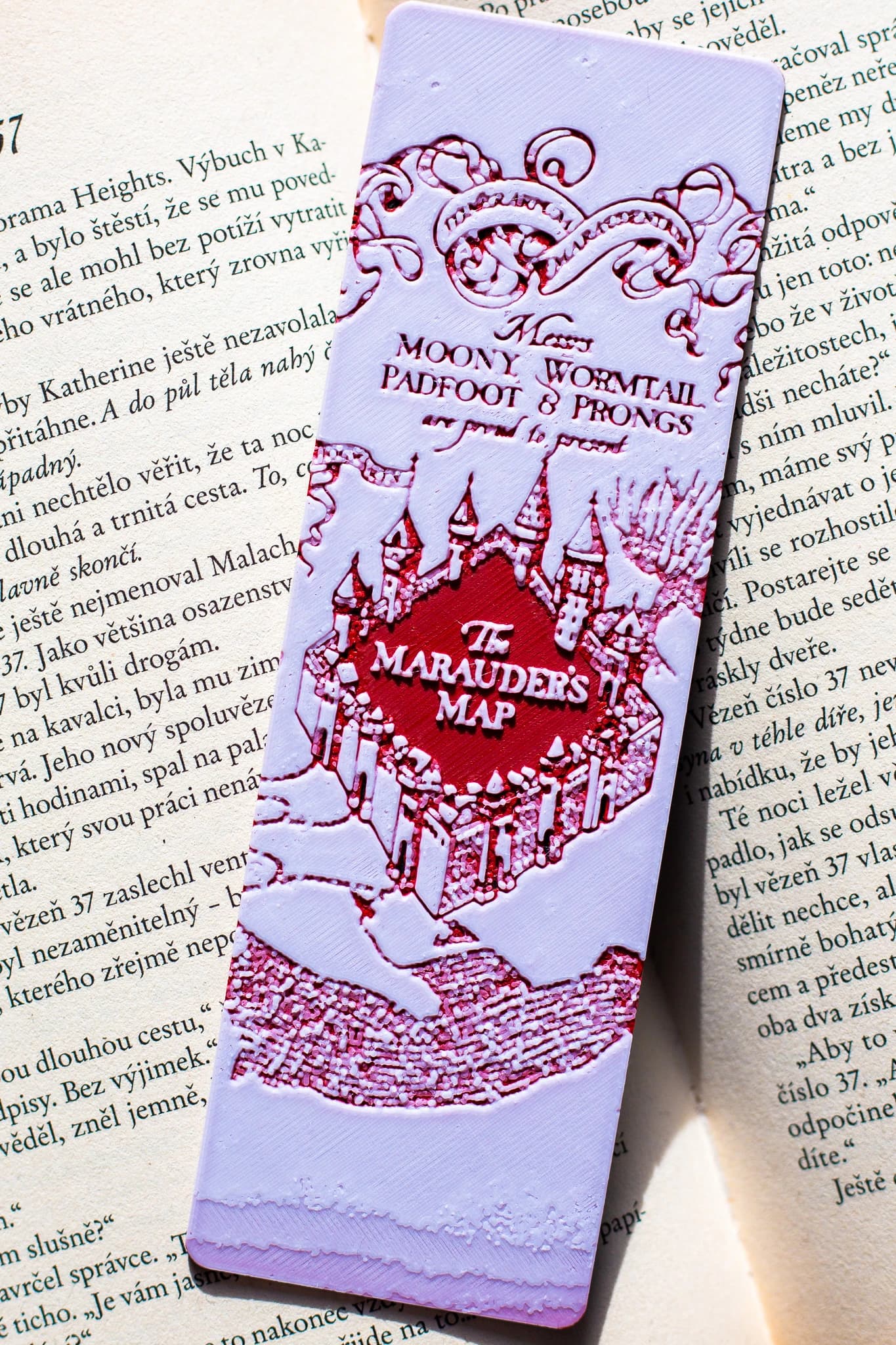 Záložka Pobertův plánek – Harry Potter