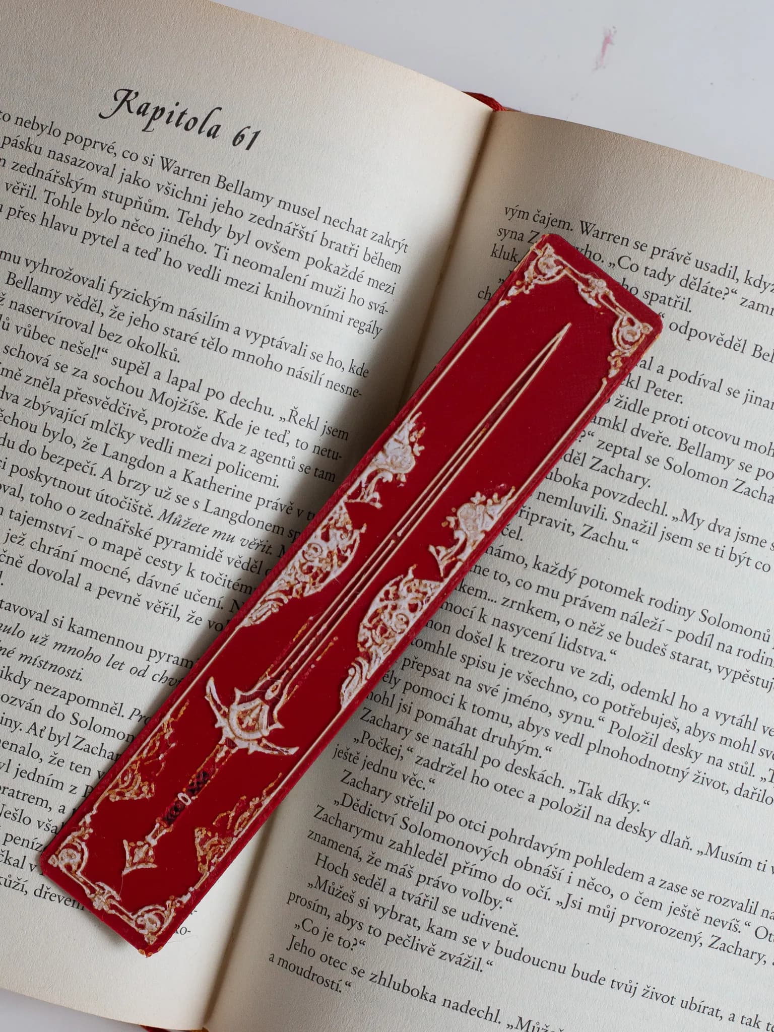 Záložka Červený meč