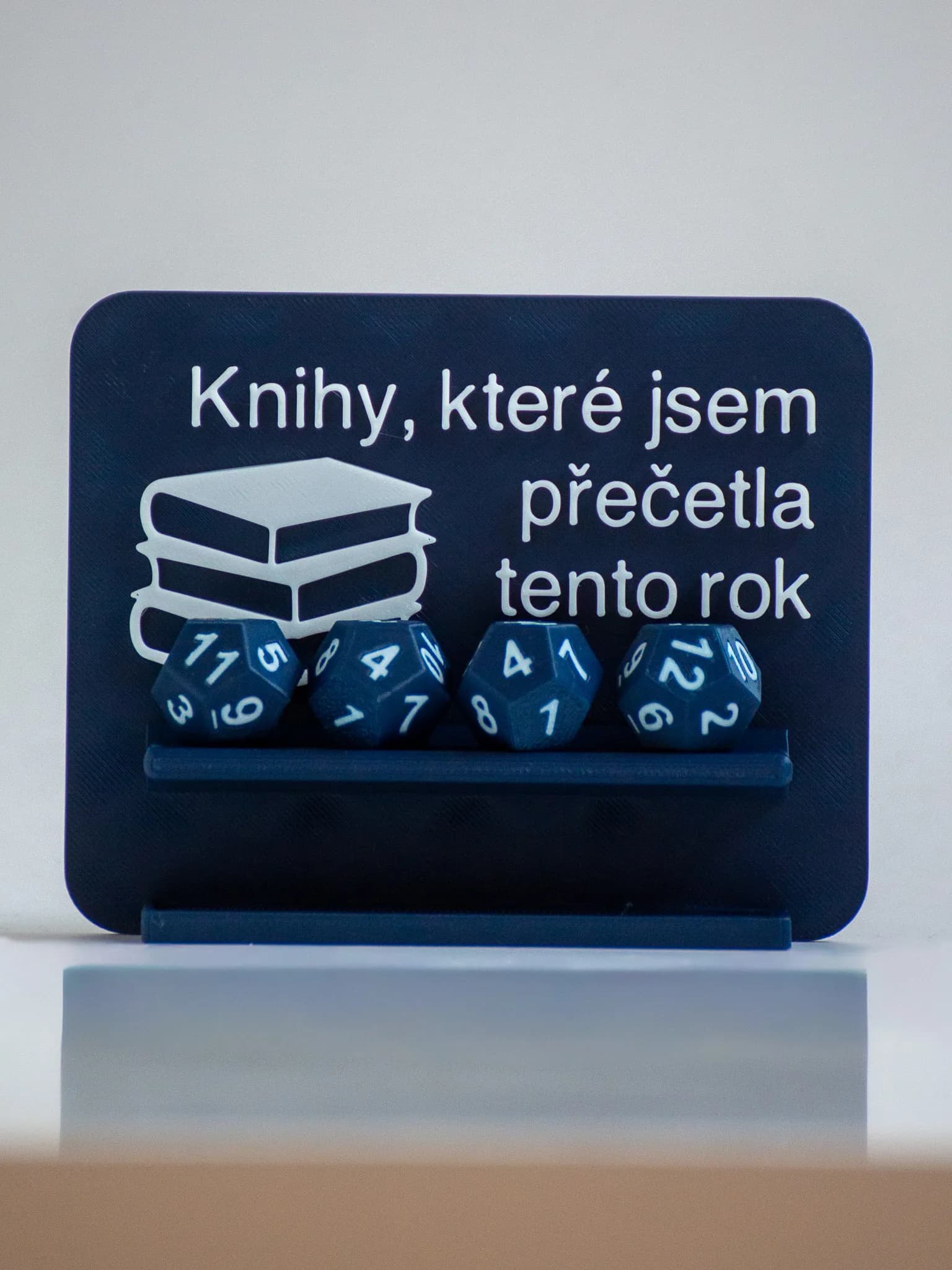 Rok plný knih – držák na seznam přečtených knih